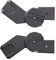 Cybex Gold Adapter for Cot M Carrycot, For M-Line Cybex PushChairs, Black