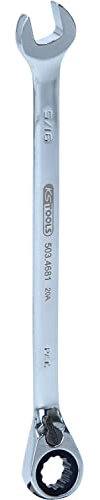 KS Tools 503.4681 GEARplus Ratschenringmaulschlüssel,umschaltbar,5/16