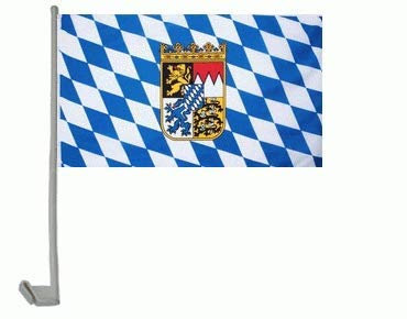 Auto-Fahne: Bayern Wappen