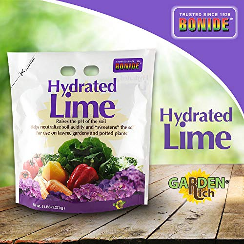 Bonide (BND978) - Hydrated Lime Granules, Garden Lime to Raise Soil pH (5 lb.)