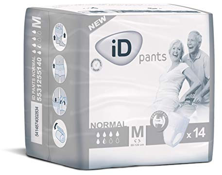 Ontex Id Pants Normal Taille M Pack 14 Incontinence Protection pour Adulte