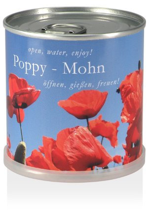 MacFlowers Blumen in der Dose - Mohn