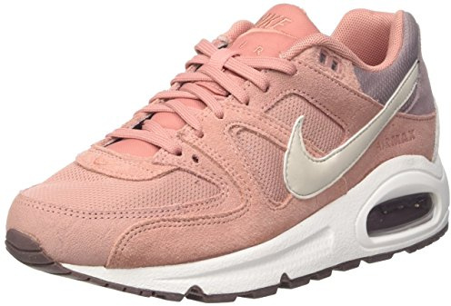 NIKE Women's Air Max Command Running Shoes, Pink Reb Stardust Light Bone Taupe Grey White 600, 5 UK