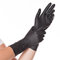 FRANZ MENSCH Hygostar Nitrilhandschuhe Safe Long | Latex- und puderfrei, schwarz, 7/S, 30cm, 100 Stück, Einweghandschuhe, extra lang und robust, langer Schaft