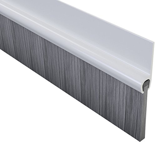 STORMGUARD 02SR6641000W 1 m Self Adhesive BDS Bottom of The Door Brush Seal - White
