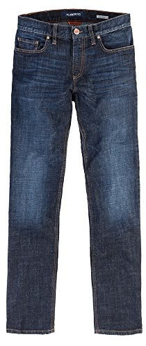 ALBERTO Regular Slim Fit Jeans Nachtblau