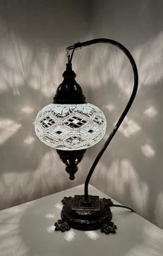 Samarkand - Lights Mosaik - Stehlampe L Tischlampe orientalische türkische marokkanische Mosaiklampe Silber