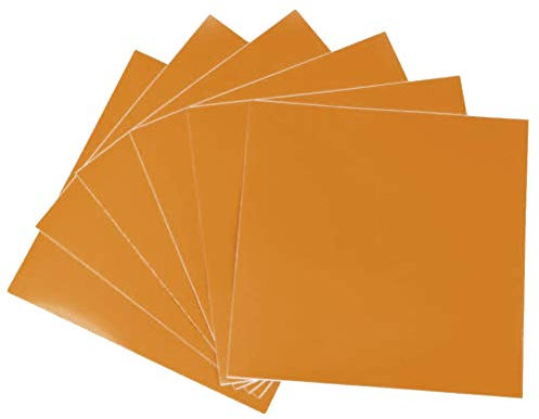 Lorcoo 50 x Fliesensticker, 15 x 15 cm (6 x 6 Zoll), quadratisch, für Badezimmer/Küche, Fliesenaufkleber, 8 Farben, 50 Stück, leicht anzuwenden, inkl. Werkzeug gelb