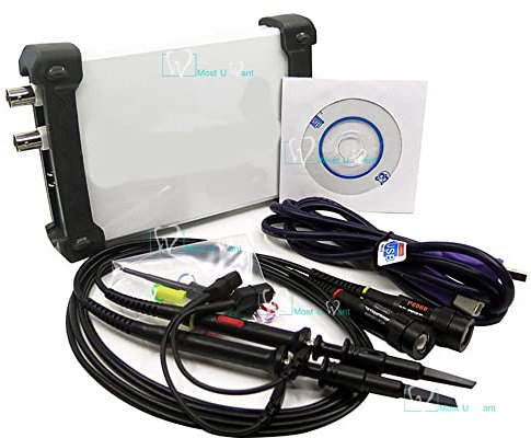 Oscilloscopio virtuale 2CH 20MHz 60MSa/s 12bit ADC FFT dell'apparecchiatura di prova