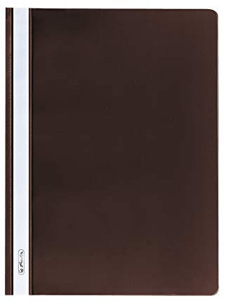 herlitz 10839710 Schnellhefter DIN A4 aus PP-Folie braun