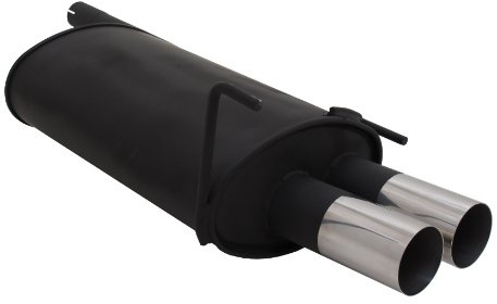 Novus Sportauspuff Gruppe N 2x76 RL-Design