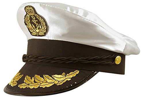 HAT CAPTAIN SATIN ADULT