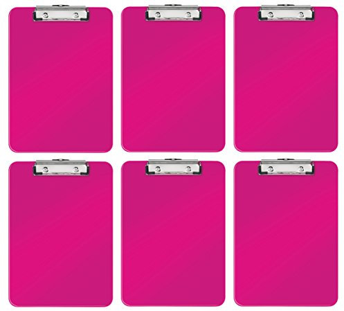 Klemmbrett A4 Wow pink metall. LEITZ 39710023 4002432107278