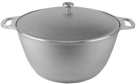 Kukmara Kazan Kasan Asien Casserole en fonte d'aluminium avec couvercle 12 l Taille XXL