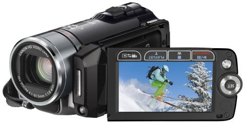 Canon LEGRIA HF200 Camcorder - Silver (15x Advanced Zoom, 2.7 Widescreen Colour LCD) Value Up Kit