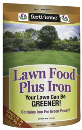 Fertilome (10760) Lawn Food Plus Iron 24-0-4, 40 lbs