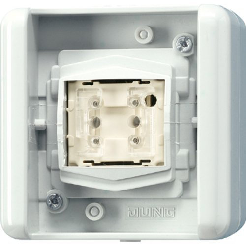 Jung 8471.02LEDW KNX Taster BA 1-Fach WG - Mittenstellung