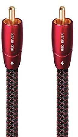 AudioQuest 2m Red River RCA Audiokabel Schwarz - Audiokabel (Cinch, Cinch, 2m, Schwarz)