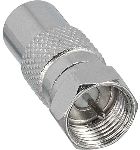 InLine® Adapter F-Stecker (SAT) auf IEC-Stecker (Antenne)