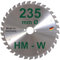 HM Sägeblatt 235 x 30 mm Zähne 34 W Kreissägeblatt Hartmetall 235mm Ersatzsägeblatt für Black & Decker/Haffner/Hitachi/Makita/Skil Handkreissäge Kreissäge Kappsäge