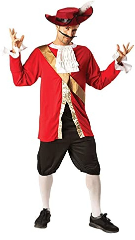 Rubie's Official Disney Captain Hook Men's Costume & Hat, Adult Fancy Dress