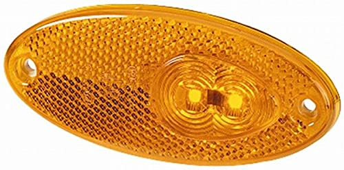 HELLA 2PS 964 295-057 Seitenmarkierungsleuchte - LED - 24V - Anbau - Lichtscheibenfarbe: gelb - Kabel: 500mm - links/rechts - Menge: 80