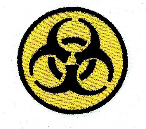Biohazard Zombie Iron-On Embroidered Patch for Backpacks