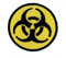 Biohazard Zombie Iron-On Embroidered Patch for Backpacks