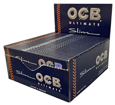 OCB Ultimate Slim Zigarettenpapier 50 Hefte à 32 Blatt