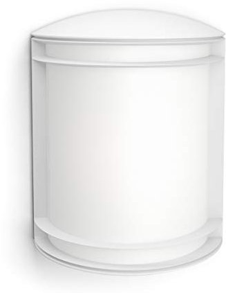 Philips Außenleuchte LED Wandleuchte Antelope Licht Kaltweiß, Glas, weiß, Applique
