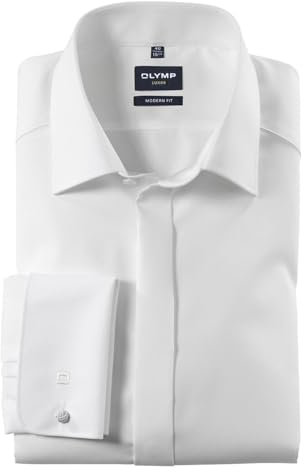 OLYMP Luxor modern fit Gala Hemd Langarm Popeline beige