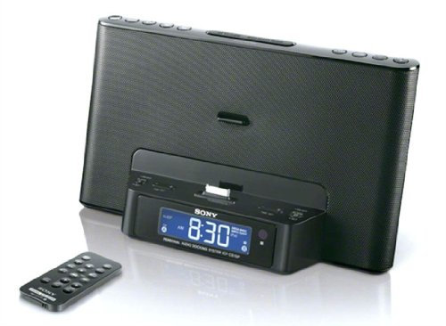 Sony ICFDS15IPB.CEK Dock Clock Radio for iPod and iPhone