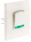 Zenitech - Interruptor De Dos Vías Con Luz Y Terminal Automático - Fijación Con Tornillos Y Garras Incluidas - Compatible Con Cajas Empotradas Estándar - Blanco