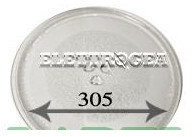 PIATTO MICROONDE DIAM. 305MM DE LONGHI 536473, 5319107900 MWJ63