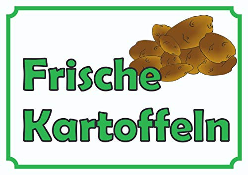 HB-Druck Verkaufsschild Schild Kartoffeln A3 (297x420mm)