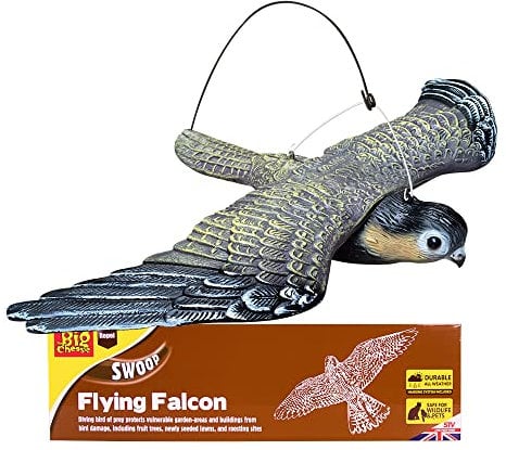 Defenders STV971 Faucon volant Swoop, effaroucheur réaliste pour éloigner les oiseaux, marron, taille unique