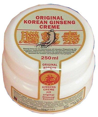 2x 250ml ORIGINAL KOREAN GINSENG Creme | Anti-Aging Gesichtscreme | Feuchtigkeitscreme | Hautcreme | Pflegecreme für Gesicht & Körper