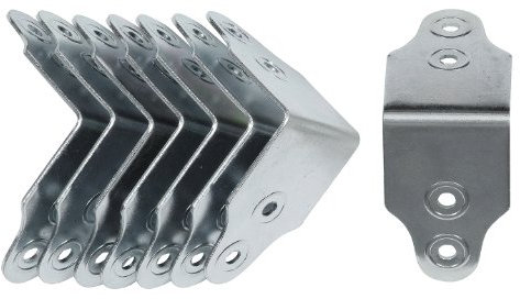 Reliable Hardware Company RH-1722-8-A Road Case Clamp, Large Size, 4-Hole, Zinc with Rivet/Screw Protector