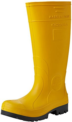 Cofra 00010-037.W40 - Stivali da pioggia, taglia 40, S5 CI SRC, colore: Giallo