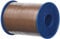 Präsent C.E. PATTBERG Geschenkband braun, 250 Meter Ringelband 10 mm zum Basteln, Dekorieren & Verpacken von Geschenken zu jedem Anlass