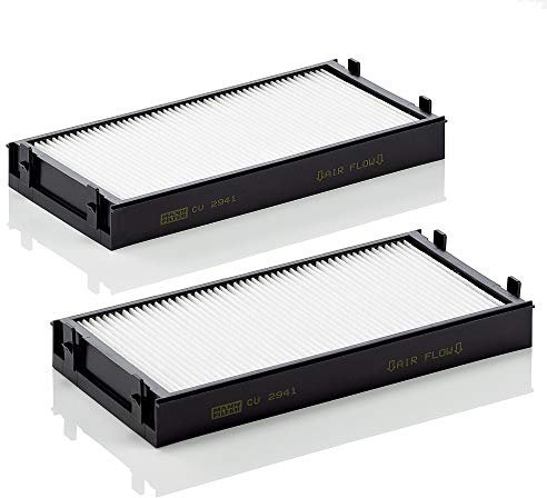 MANN-FILTER CU 2941-2 Innenraumfilter/Kabinenluftfilter (2er Set) - für Pkw + Transporter