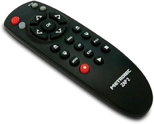 Metronic TCDE ZAP2 TV/TNT Universal-Fernbedienung, Schwarz