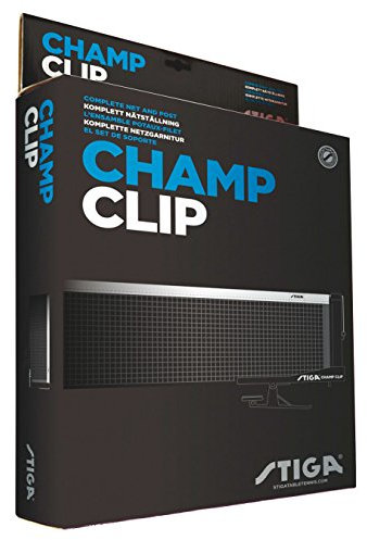 Stiga Unisex-Adult Champ Netzgestell, Schwarz/Weiß, En storlek