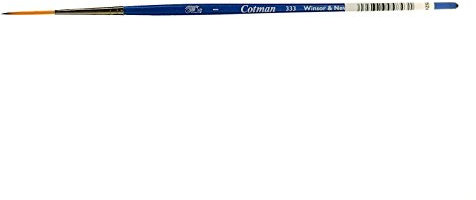 Winsor & Newton Cotman Pinceau Aquarelle Série 333 Pinceau À Lettre manche court N°1