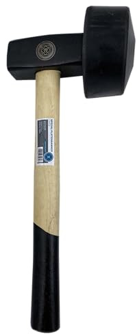 Plattenhammer 'PB' 1,00 kg rund, geschraubter Aufsatz