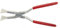 Stubai Quetschfalzzange gerade, PVC, durchgesteckt Nirolook 80 mm, 282801NR