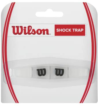 Wilson Schlägerzubehör Shock Trap Dämpfer 1er, Clear/Black, NS