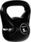 MOVIT Kettlebell BASIC BLACK, Kugelhantel mit Bodenschonender Kunststoffhülle, 1 bis 20 kg, Schadstoffgeprüft, 5 kg