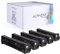 Alphafax 5 Toner kompatibel mit HP Laserjet Pro 200 Color MFP M276nw M276n M251n M251nw kompatibel mit HP CF210X CF211A CF212A CF213A - Schwarz je 2.400 Seiten, Color je 1.800 Seiten