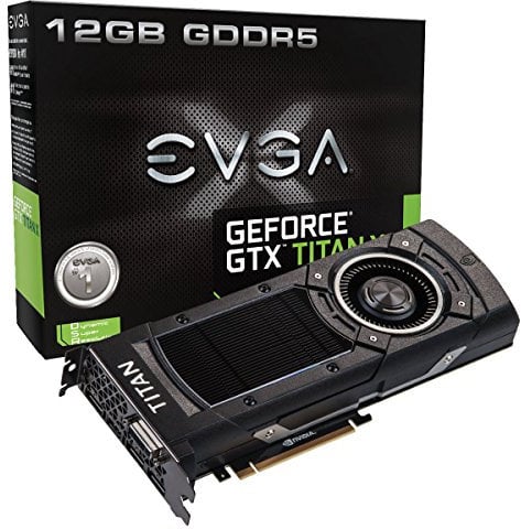 EVGA Nvidia TITAN X Graphics Card (1000 MHz, GDDR5, 384 Bit, DL-DVI-I)